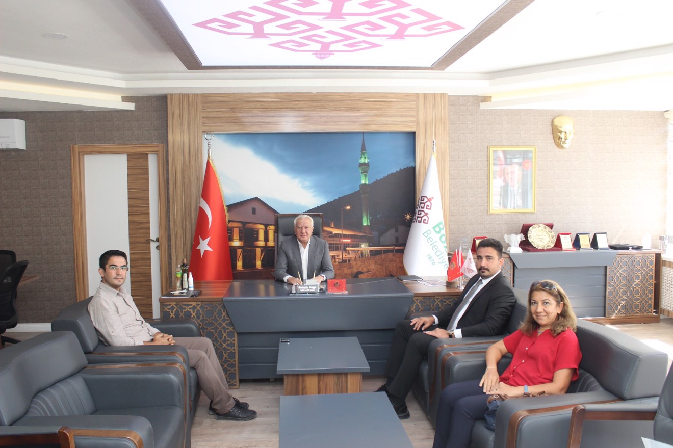 BOZKIR BELEDİYE BAŞKANI SADETTİN SAYGI' YA ZİYARETTE BULUNDUK